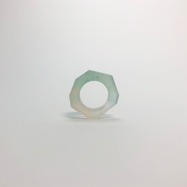 SELF - glass ring - opal 06