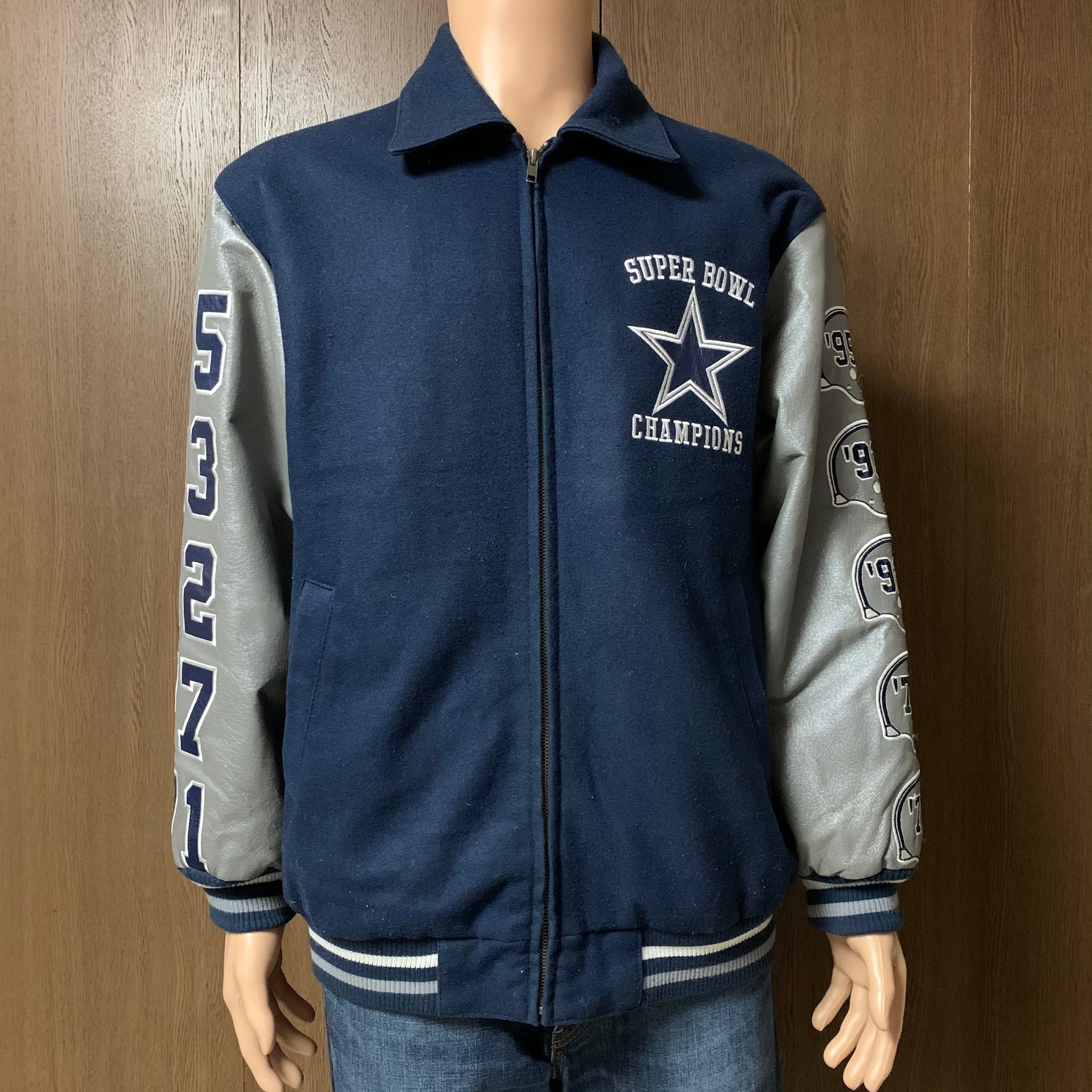 古着】NFL COWBOYS SUPER BOWL CHAMPIONS スタジャン | 古着屋 Face-off