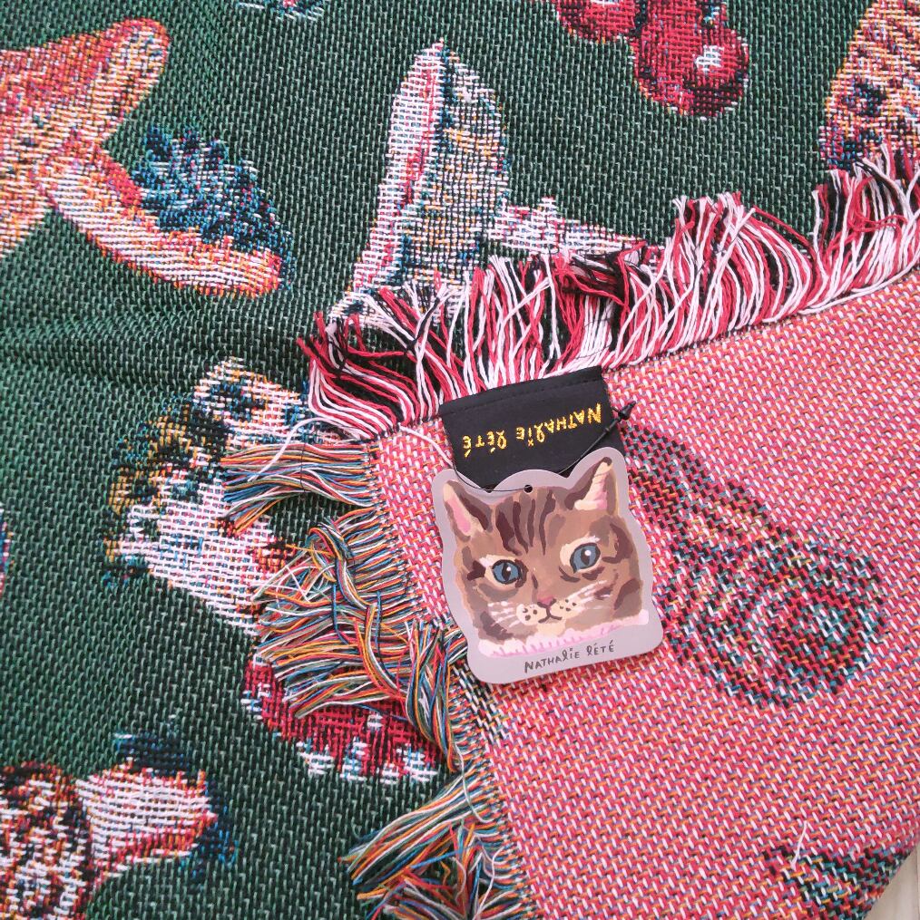 新品　ナタリーレテ　ラグ　ラグマット　90×150cm　フルーツ　りんご　いちご 新品ナタリーレテラグラグマット90×150cmフルーツりんごいちご