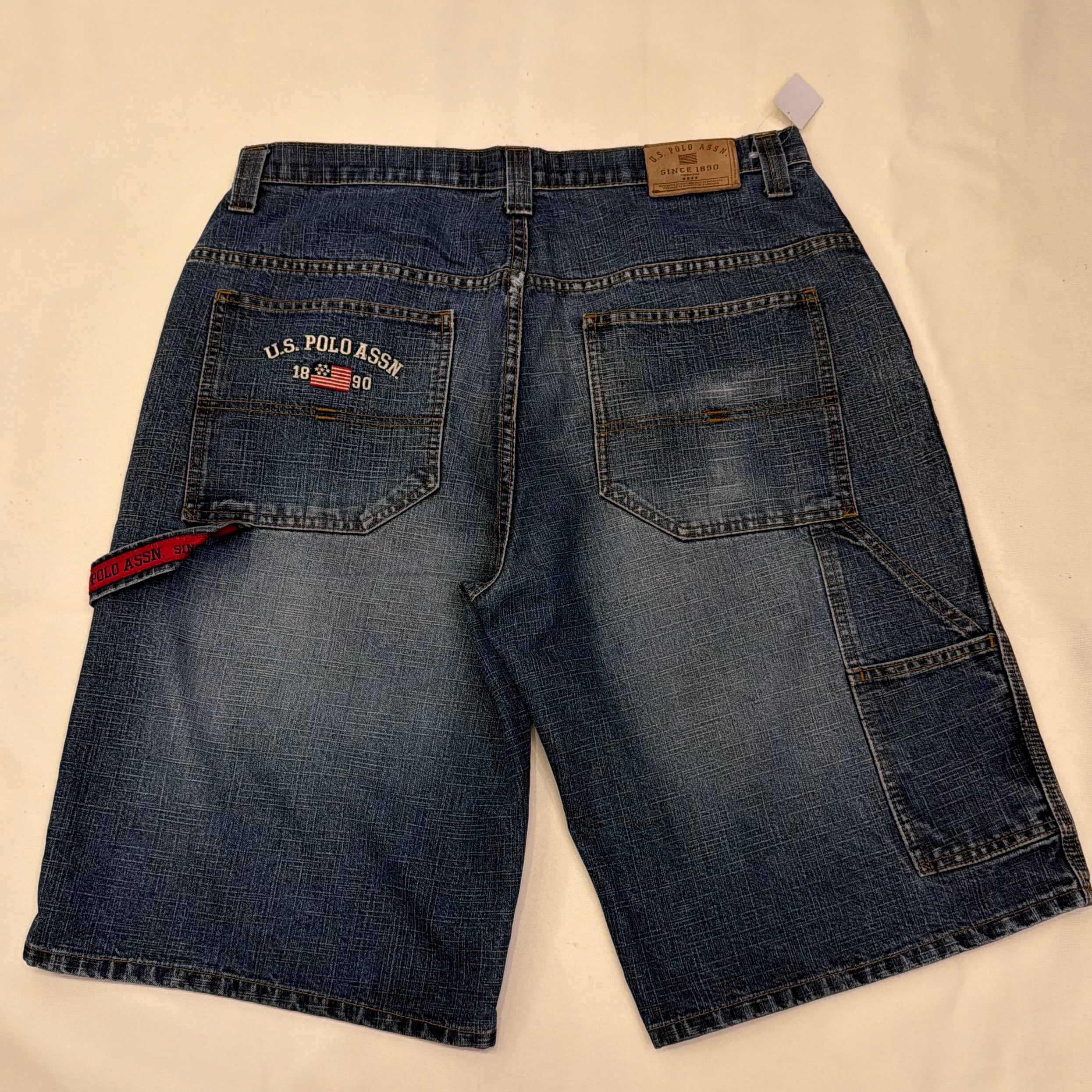 00s us polo assn hiphop ショート ハーフ デニム ジョーツ パンツ