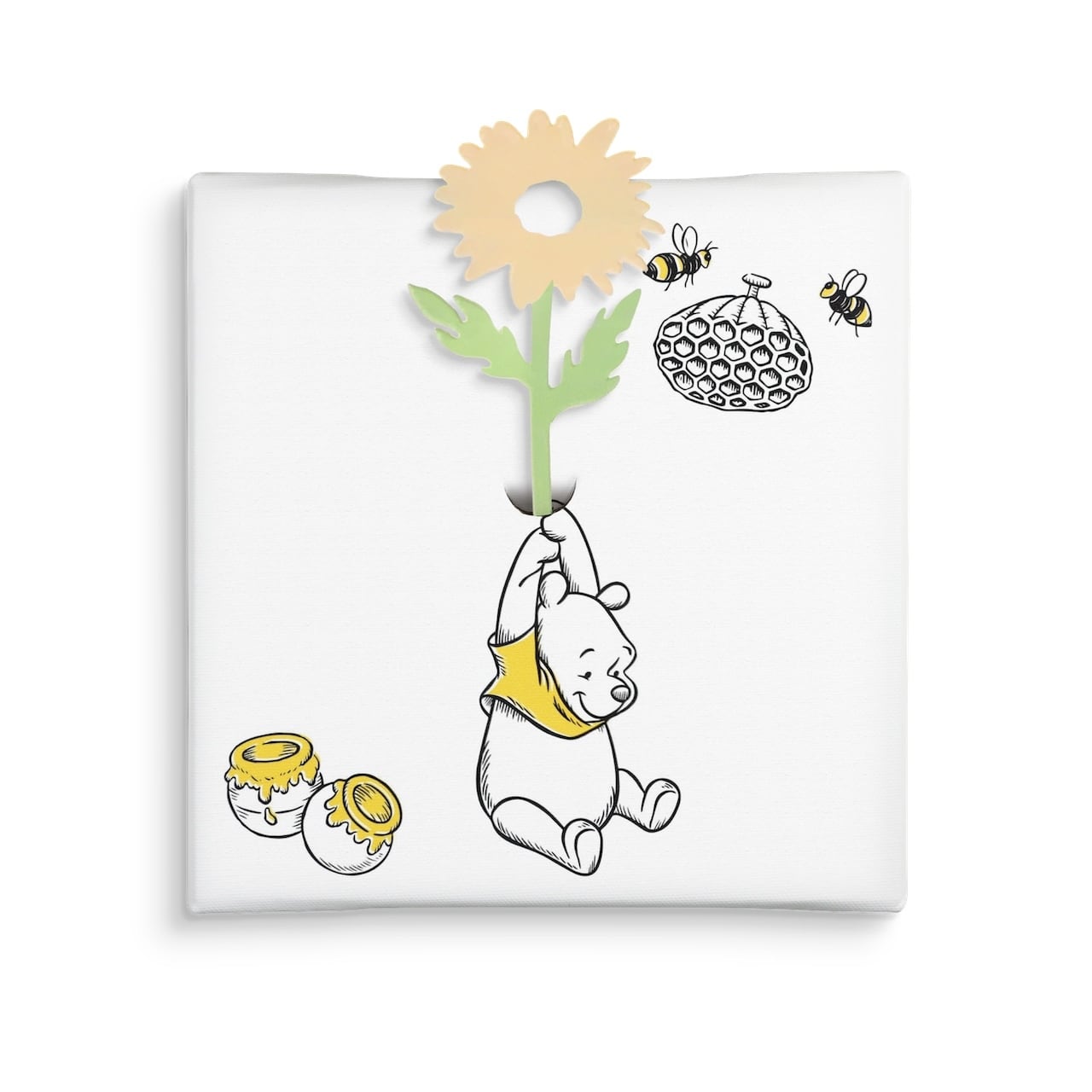 在庫有>ディズニー アートパネル くまのプーさん プーさん 一輪挿し