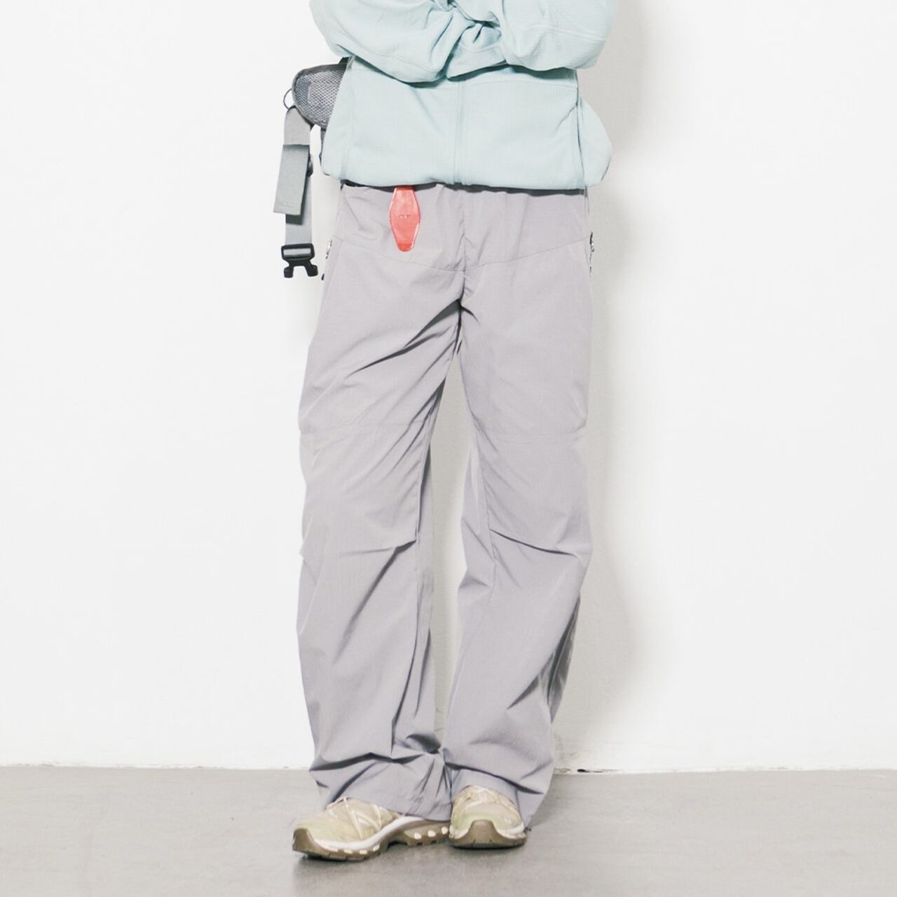 サイドジップロングカジュアルパンツ C01098