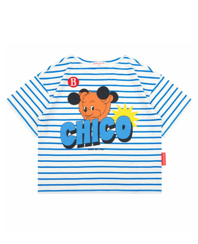 [BEBE DE PINO] Chico boat neck stripe tee 正規品 韓国ブランド 韓国ファッション 韓国代行 韓国通販 ベベドピノ bebedepino 日本 店舗 韓国 子供服