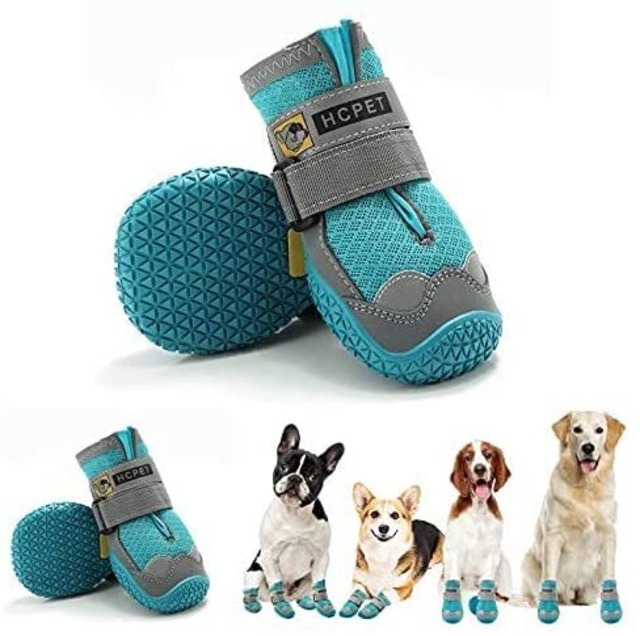 【犬用品】ペットシューズ　　犬の靴　アウトドア用品　安全