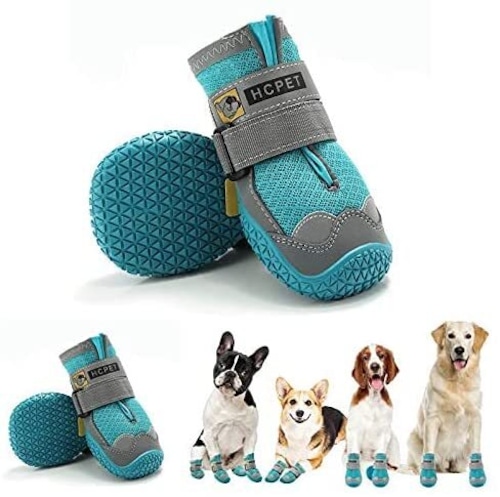 犬の靴 ペットシューズ 夏用 通気性の良いペットシューズ　高性能シューズ　犬の靴　アウトドア用品　安全