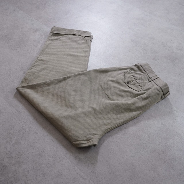 90s Polo by Ralph Lauren herringbone cotton TROUSERS W38L31 古着