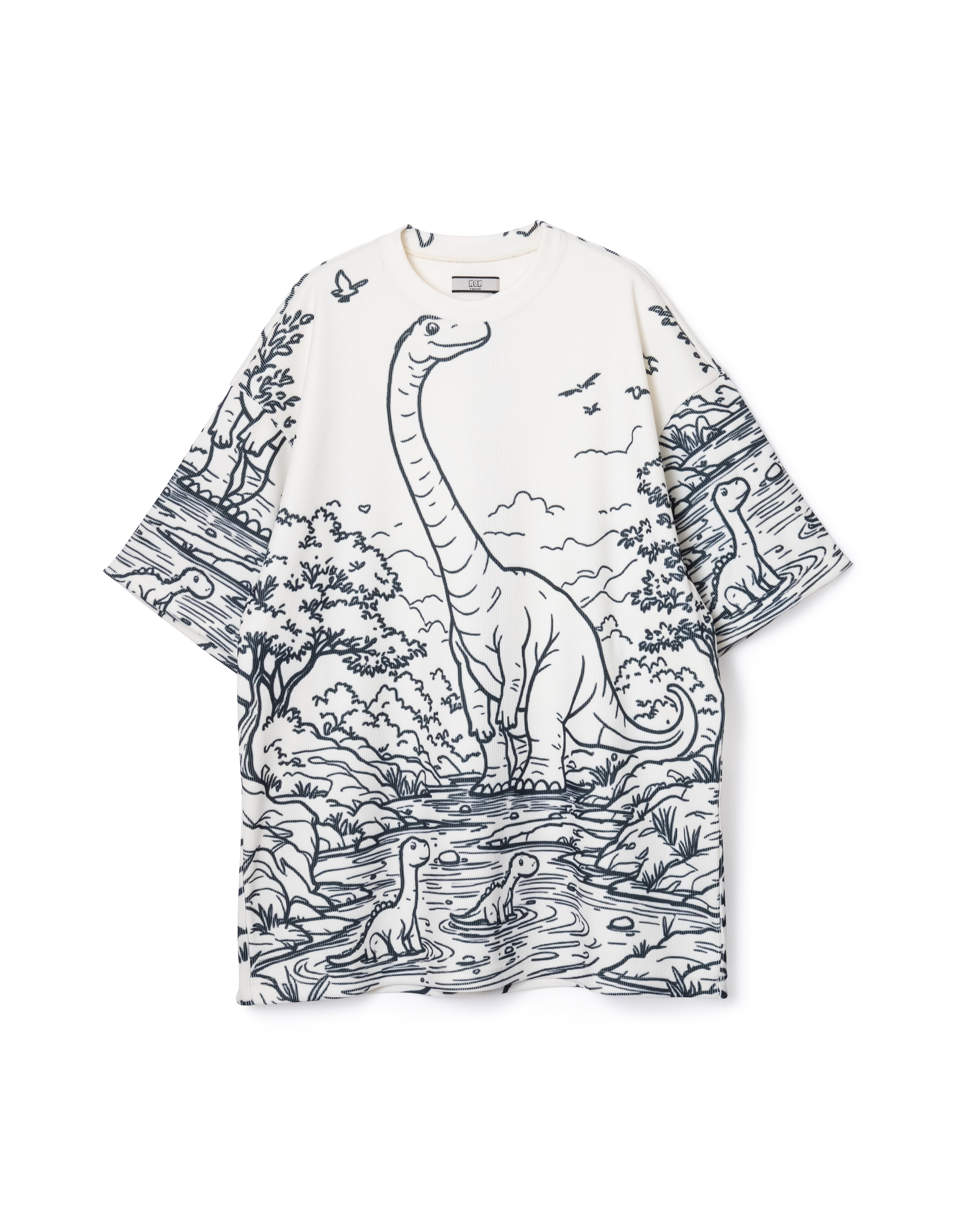 NON TOKYO ノントーキョー】 / PRINT RIB BIG T-SHIRTS プリントリブ