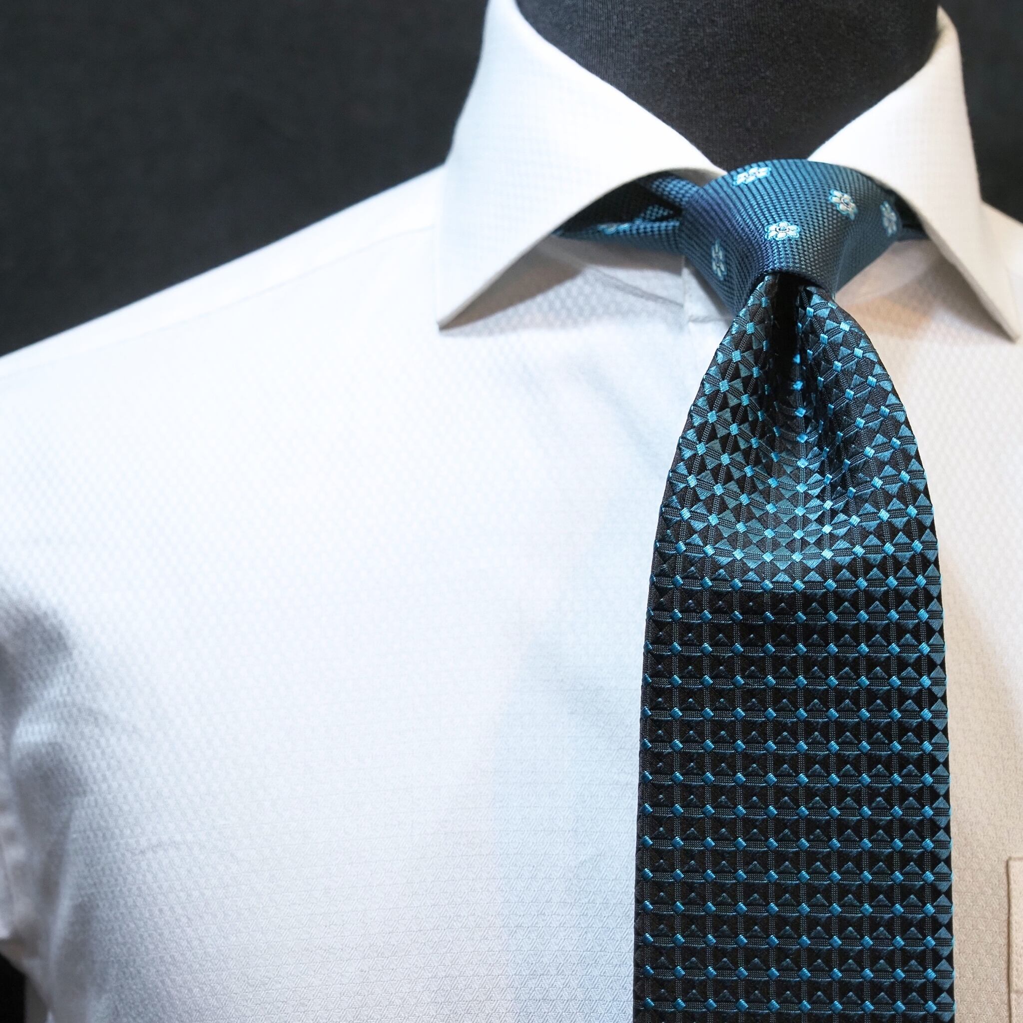 鹿島アントラーズクレリックネクタイ CRICKET】クリケット バスケット織り ムジ×ムジ メランジシルク