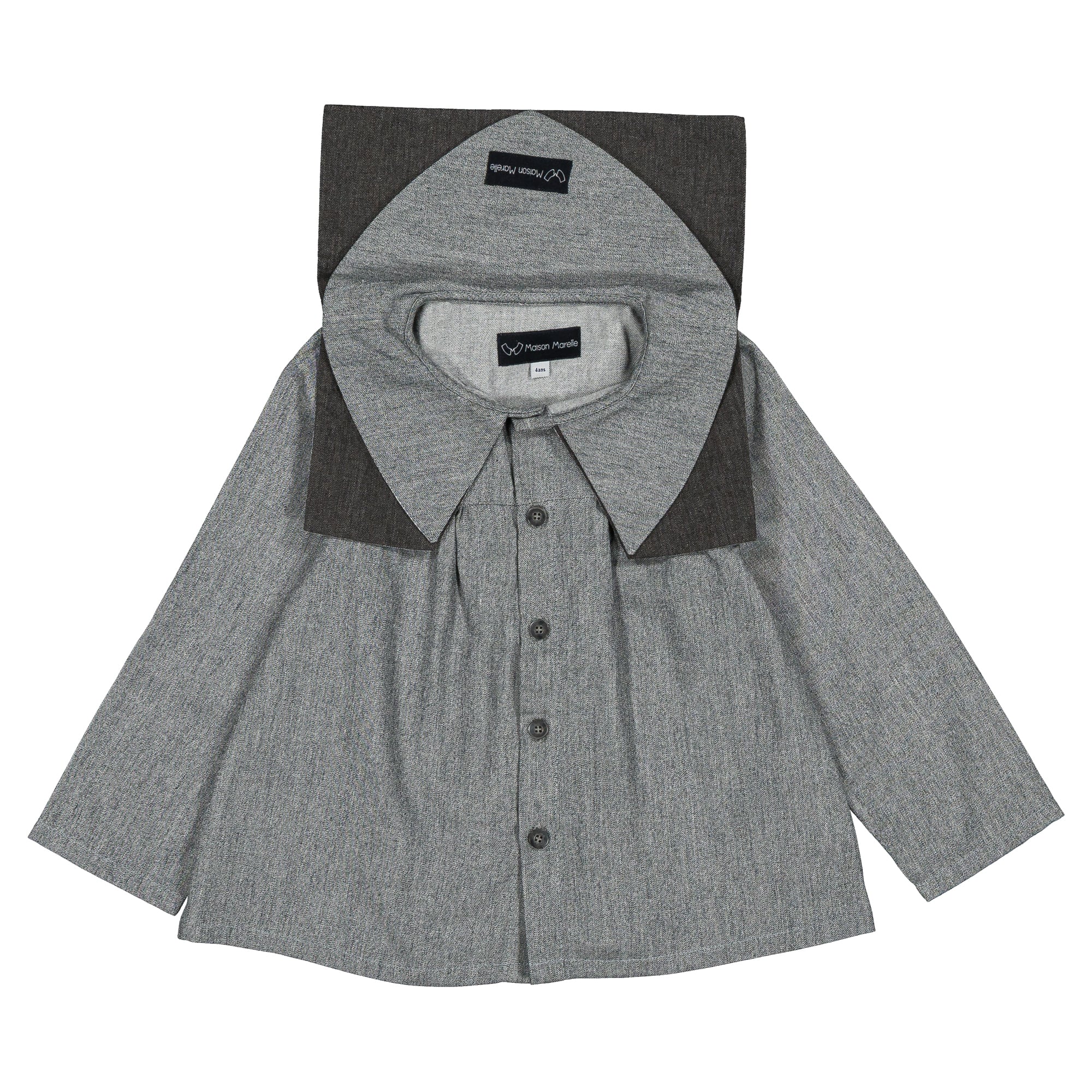 【予約/送料無料】Shirt DUC- gray / Maison Marelle