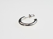 PI-002  Round earring (Small)　線径3.5mm (左耳用)