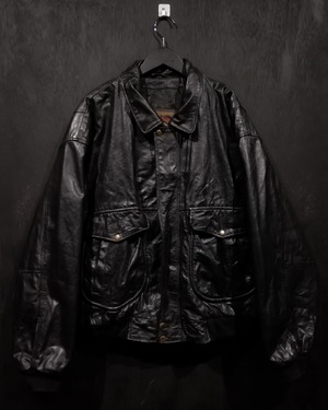 【WEAPON VINTAGE】A-2 Type Vintage Loose Leather Jacket