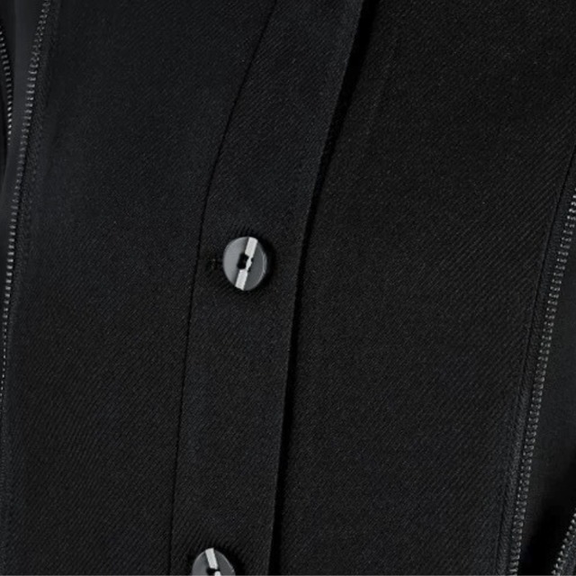 Dual zip stand collar jacket C1393