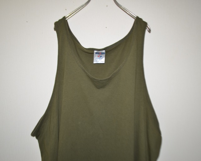 [3XL] OVERSIZED TANK : OLIVE