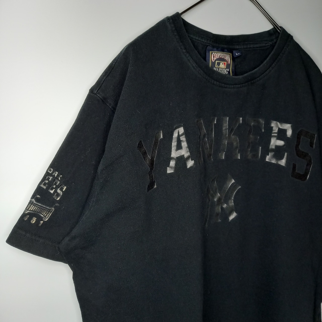 マジェスティック　Tシャツ　ヤンキース　MLB　ポルトガル製　L