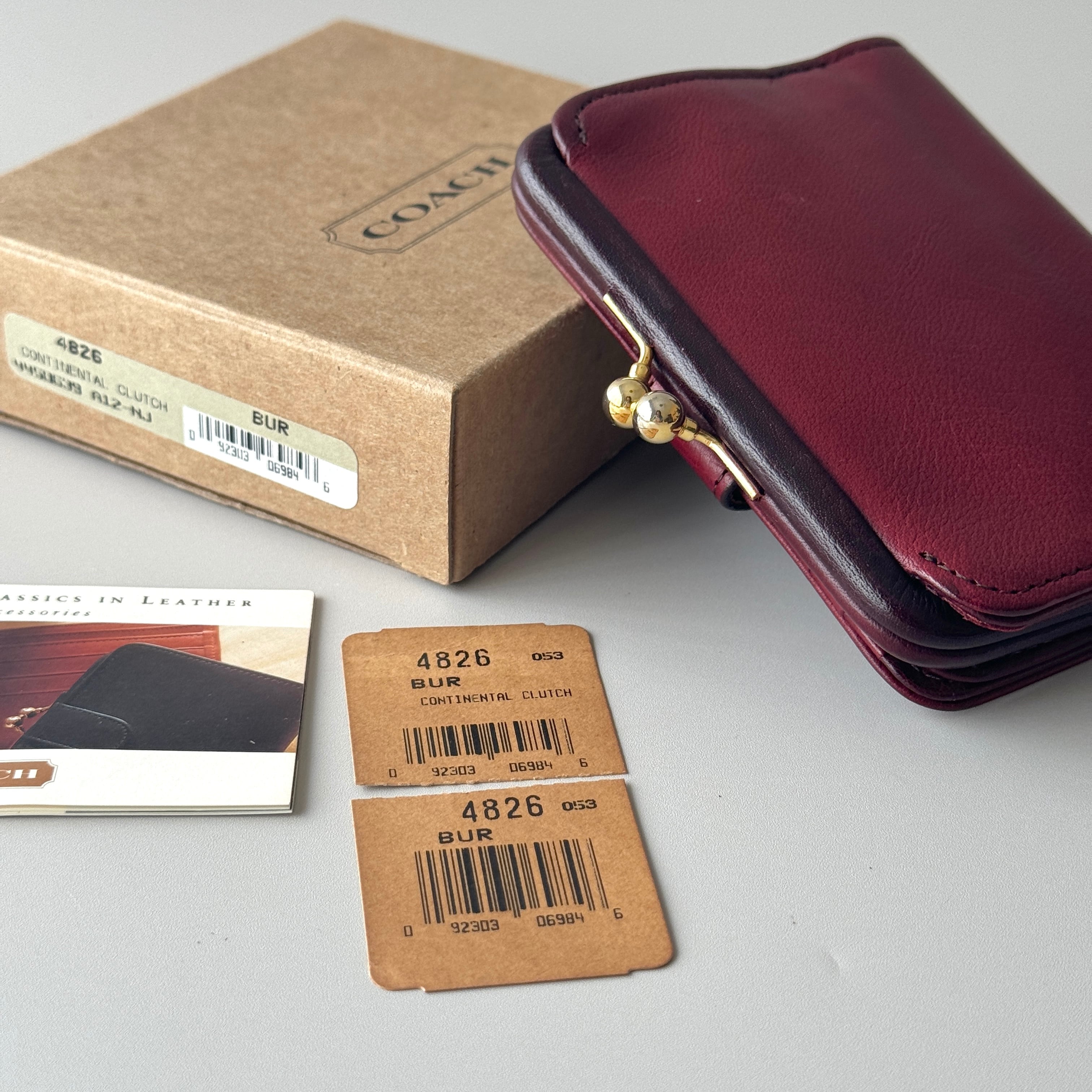 Vintage Coach 4826 Continental Clutch '92 | ONE VINTAGE