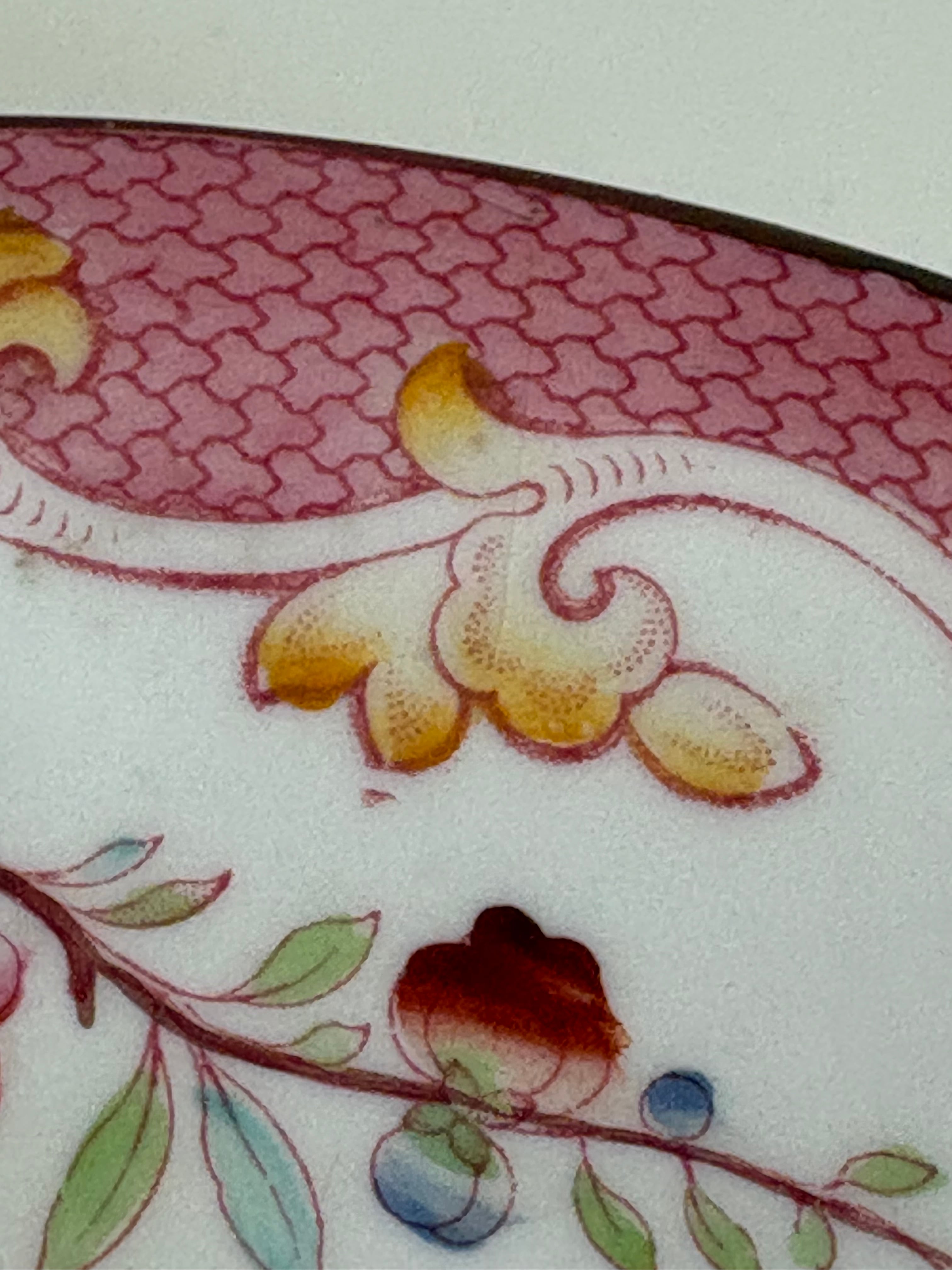 サルグミンヌ MINTON No.235（ミントン）コンポティエ（手描きの花模様