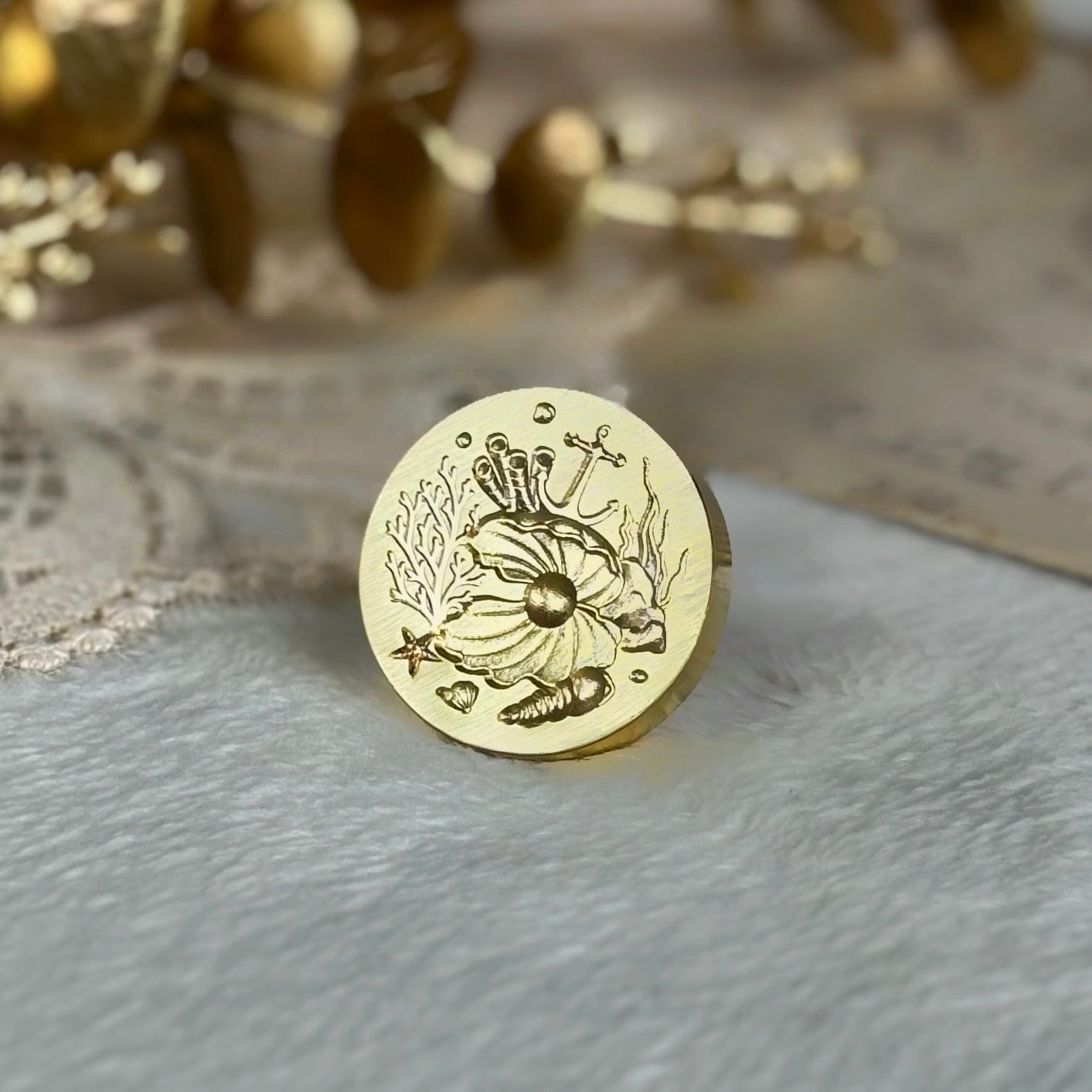 【25㎜】シェルオパール2【スタンプヘッド】#SWH-56