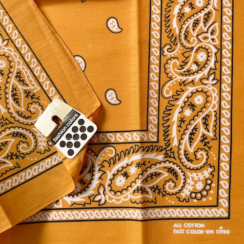 【Deadstock】70s RN13960 Paris paisley ヴィンテージ バンダナ