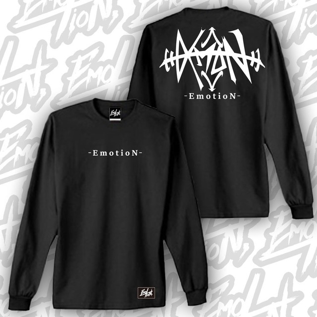 EmotioN Graffiti LOGO L/S T-shirt [BLACK]