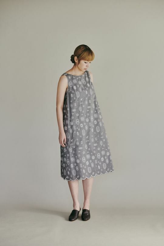 mina perhonen 『gemma』xs3619 ワンピース gray 36size | soave ...