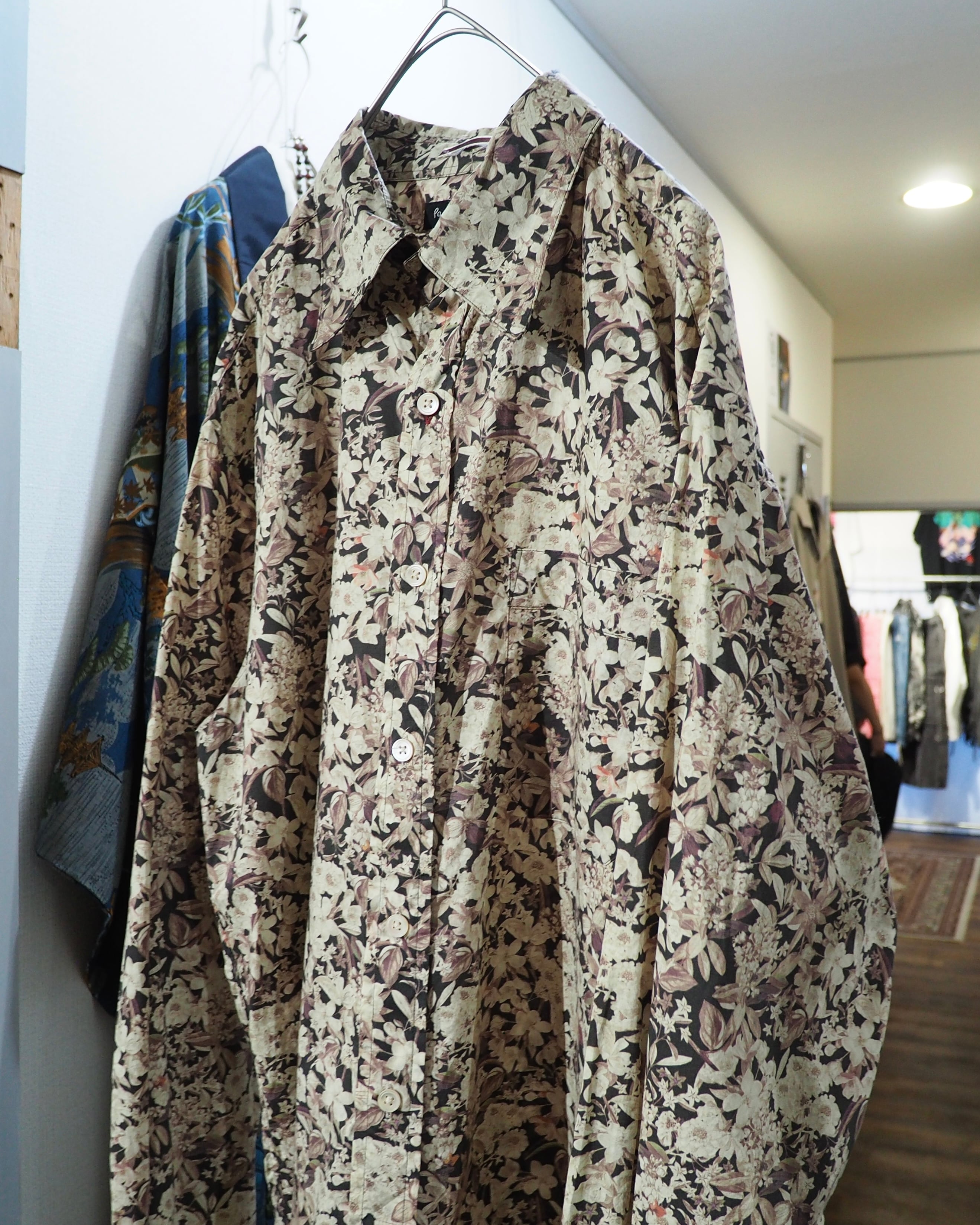 ” Paul Smith collection ” Beautiful Flower all Over printed Dress shirt