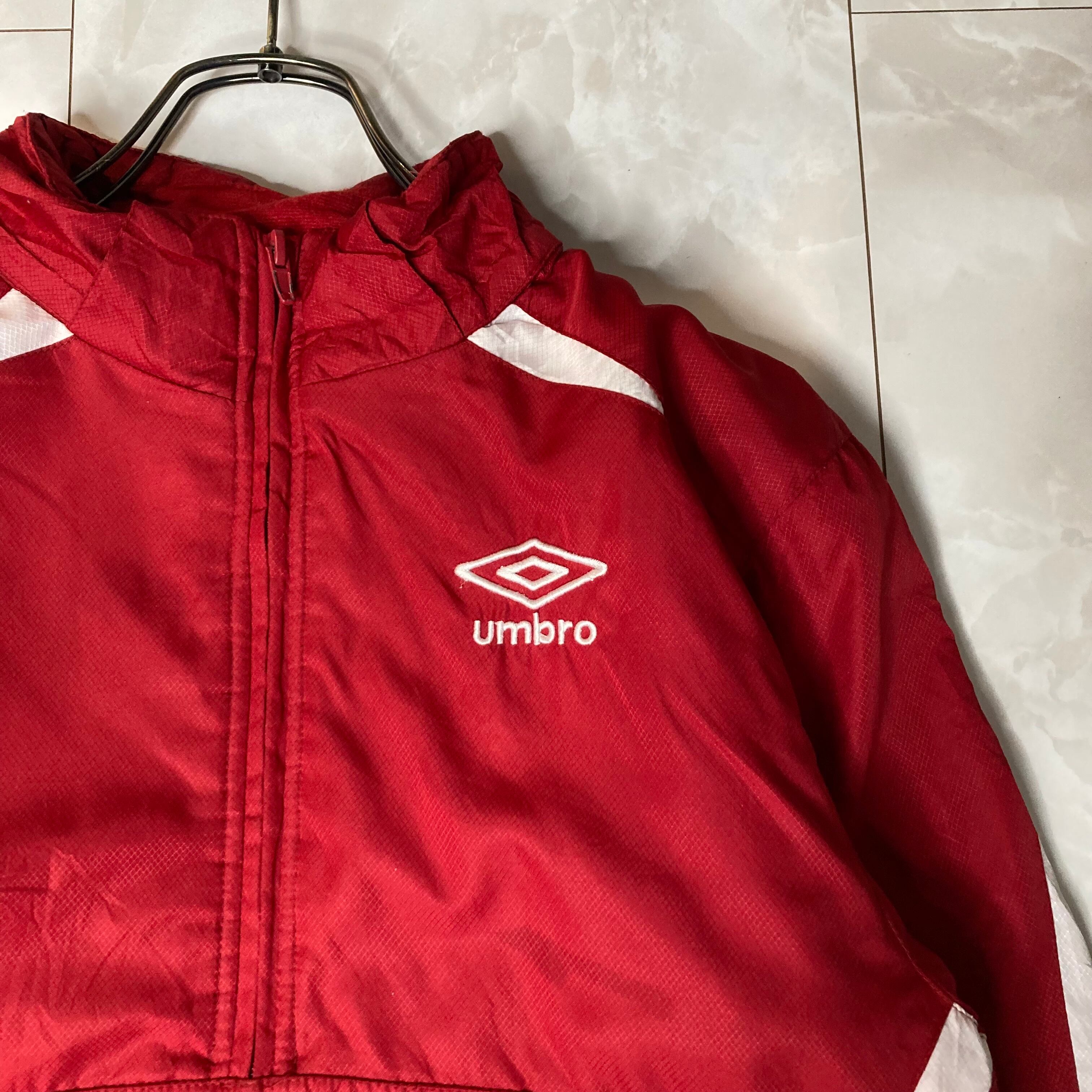 Umbro ナイロンジャケット ハーフジップ M 刺繍 | 古着屋OLDGREEN