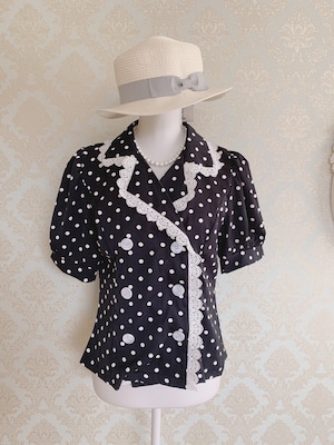 Dot Shirt~black~