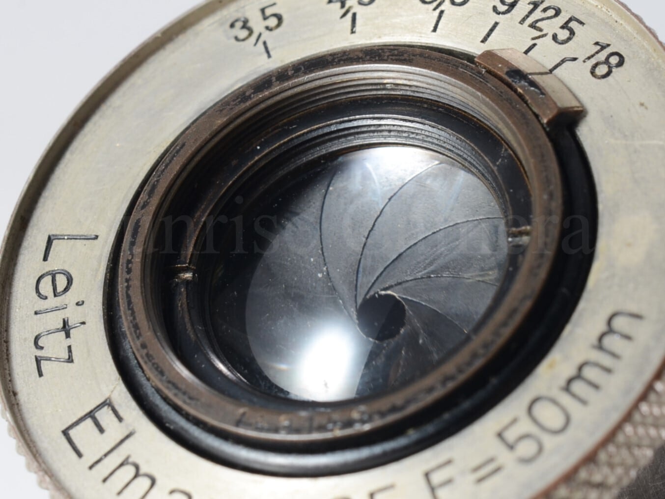 Leica Elmar 50mm F3.5 L39 ニッケルエルマー 整備済 ライカ (60877