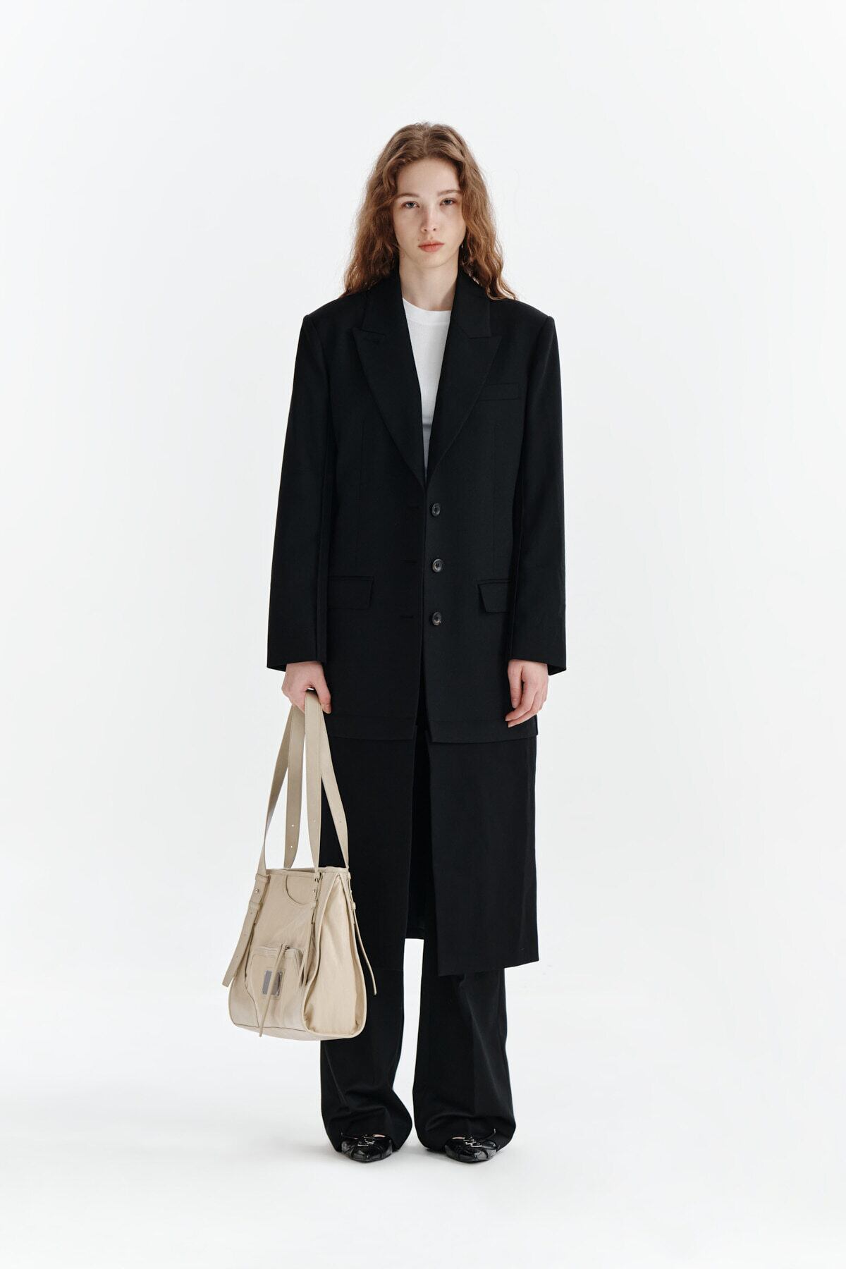 Matin Kim ブラック ジャケット　超美品 8a66ec7c8850aefd3390f21e28a99b