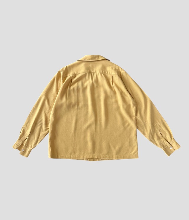 -California by Spire- Vintage 50s M rayon opencollar shirt