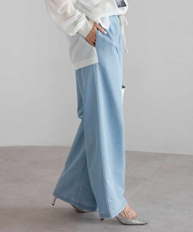 3.5ozデニムストレートパンツ