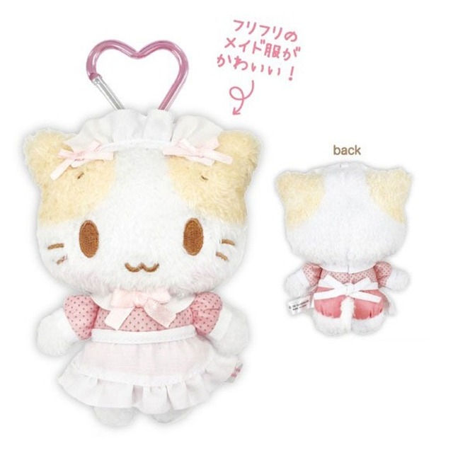 マシュマロみたいなふわふわにゃんこカラビナマスコットメイド(8313537)