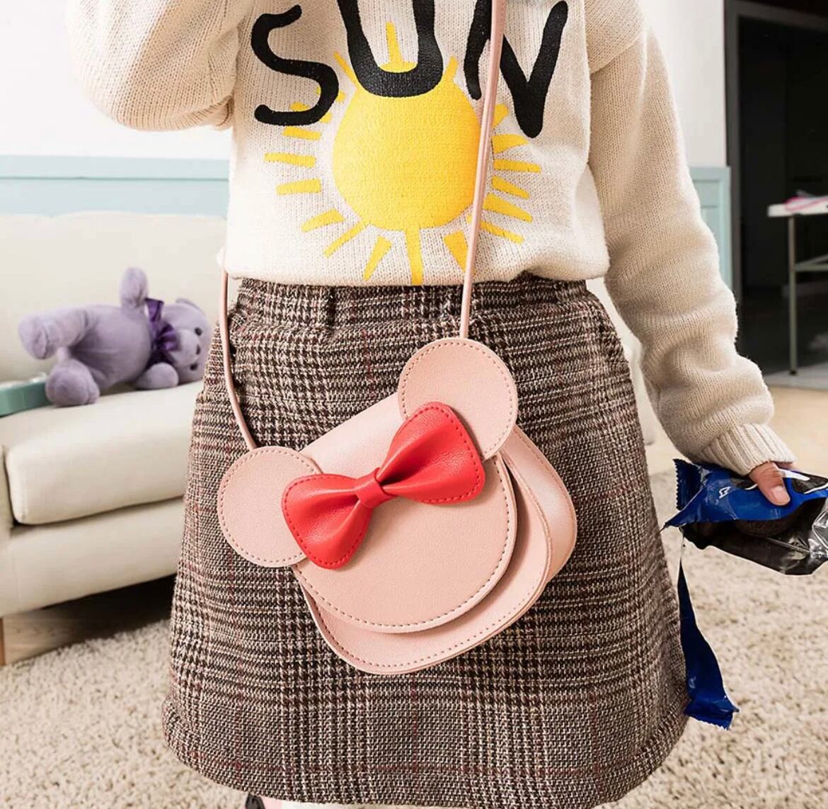 ミニーちゃんぽいショルダーバッグ