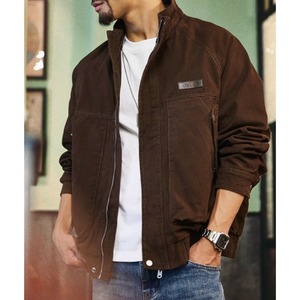 スタンドカラーワークジャケット 2カラー 11184