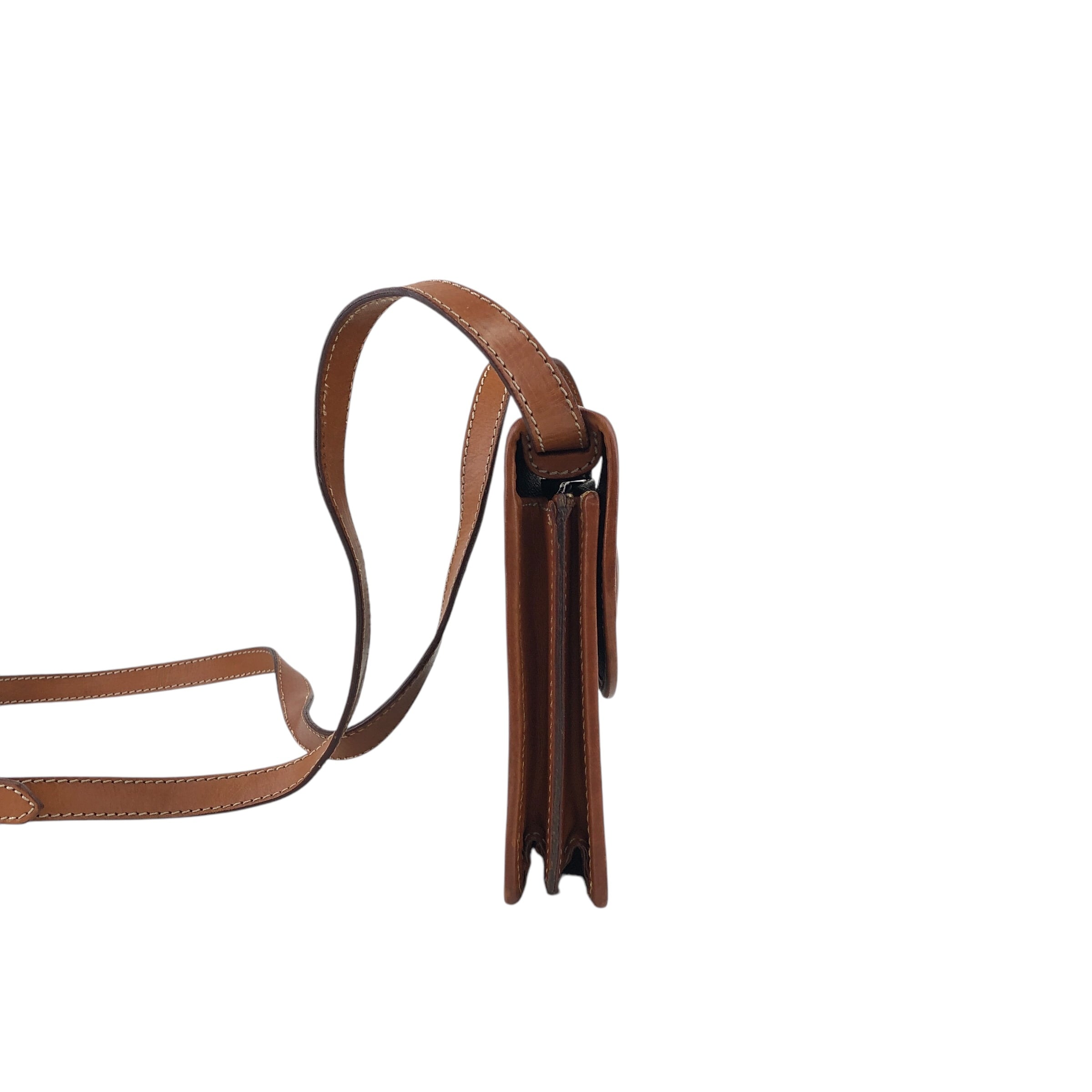 ★CELINE セリーヌ マカダム  ショルダーバッグ ブラウン ブラゾン型押し PVC/レザー  ix2eki CELINE セリーヌ マカダム ショルダーバッグ ブラウン ブラゾン型押し