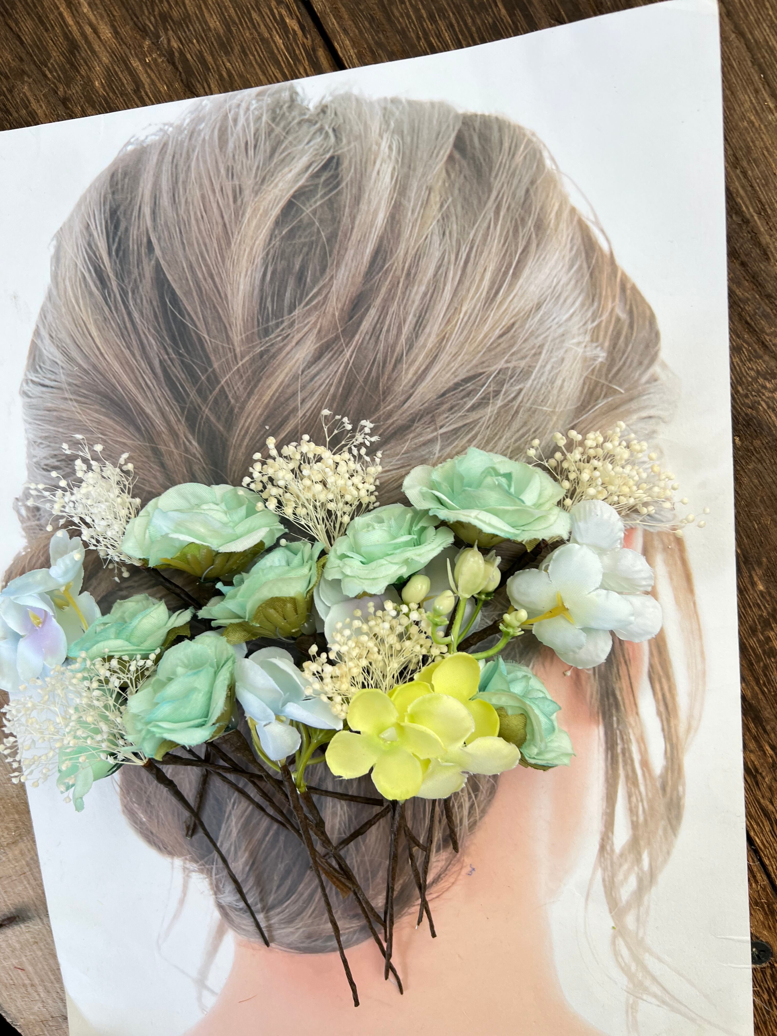 ヘッドドレス☆ミントグリーン | houkiboshi