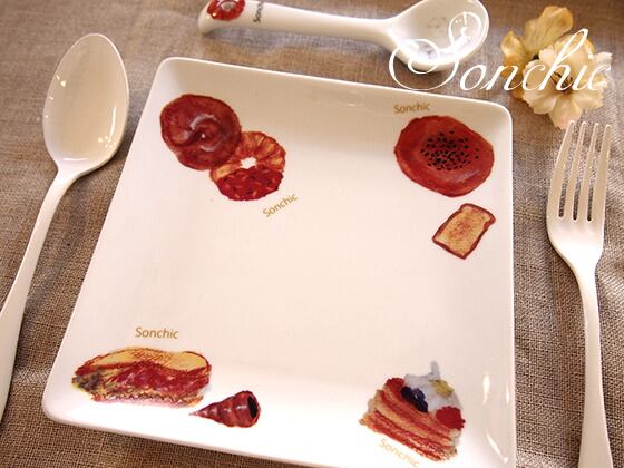 BAKERY ベーカリー パン転写紙 A3（ポーセリンアート転写紙