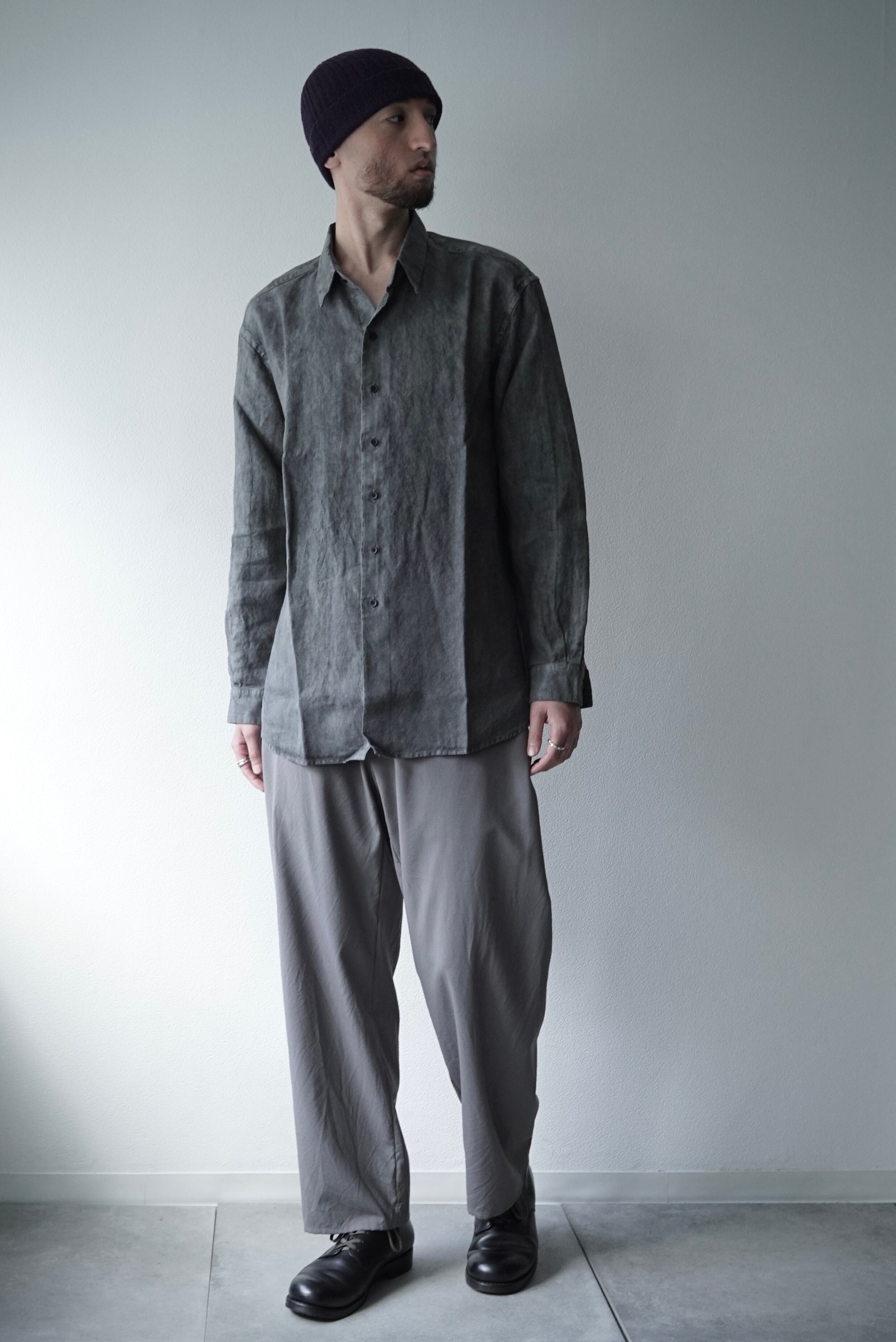 Natural Dyed Linen / The Shirts (墨染） | C O L I N A