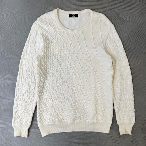 CABANE de ZUCCA / Designed knit sweater