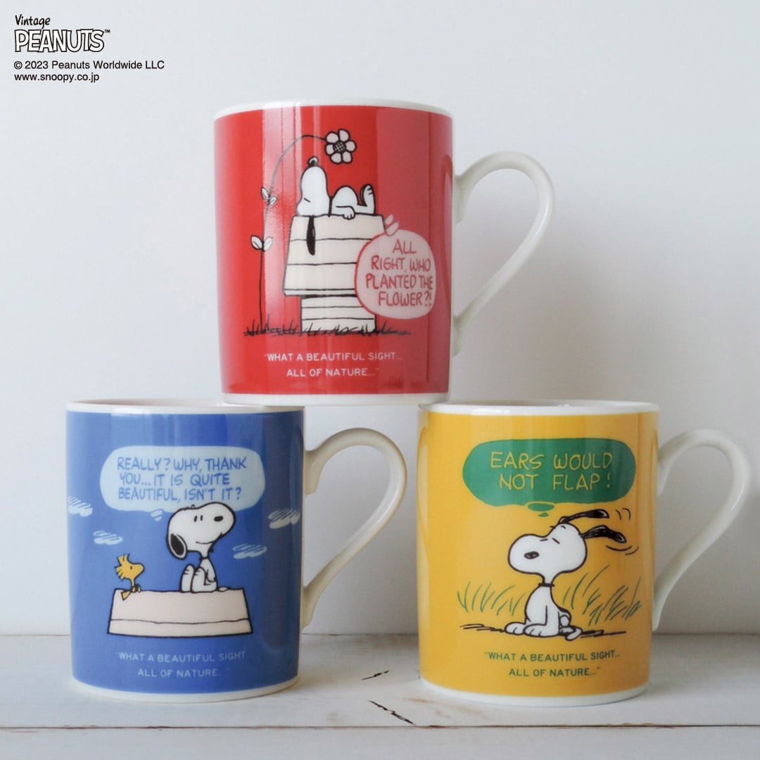 スヌーピー】マグ(ブルー)【NATURE】 | yamaka official shop