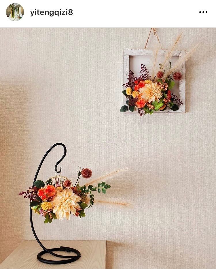 花台　ローゼンクローネ　シリーズ　バラの冠　手作り鉄工芸家具 花台ローゼンクローネシリーズバラの冠手作り鉄工芸家具