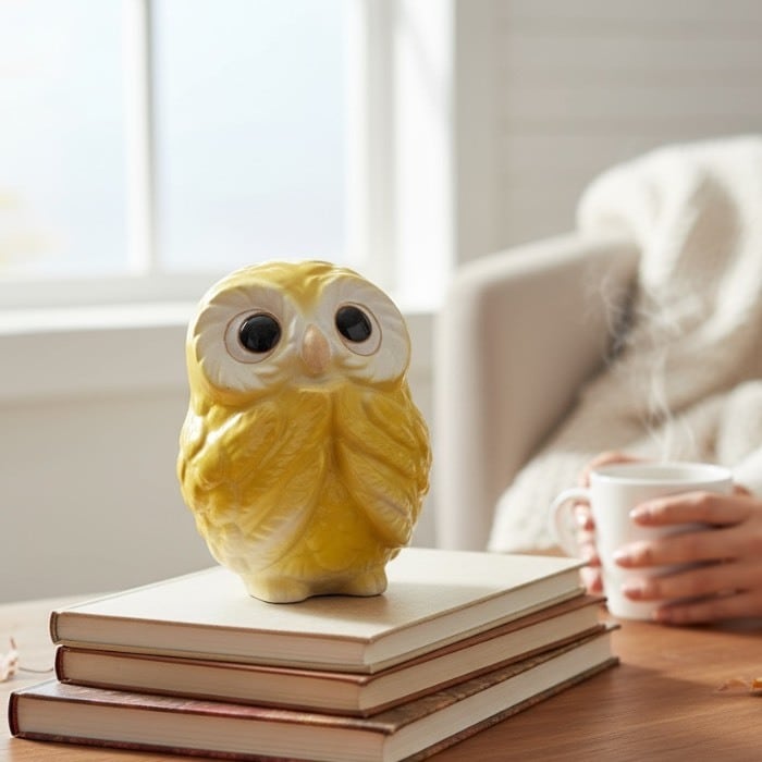 ★特選一品★希少レア☆幸運を呼び込む【シュンガイト縁起物フクロウ置物】❤️ フクロウ 置物 開運 風水 縁起物 白金 二色 二種 : 菱がたオンライン