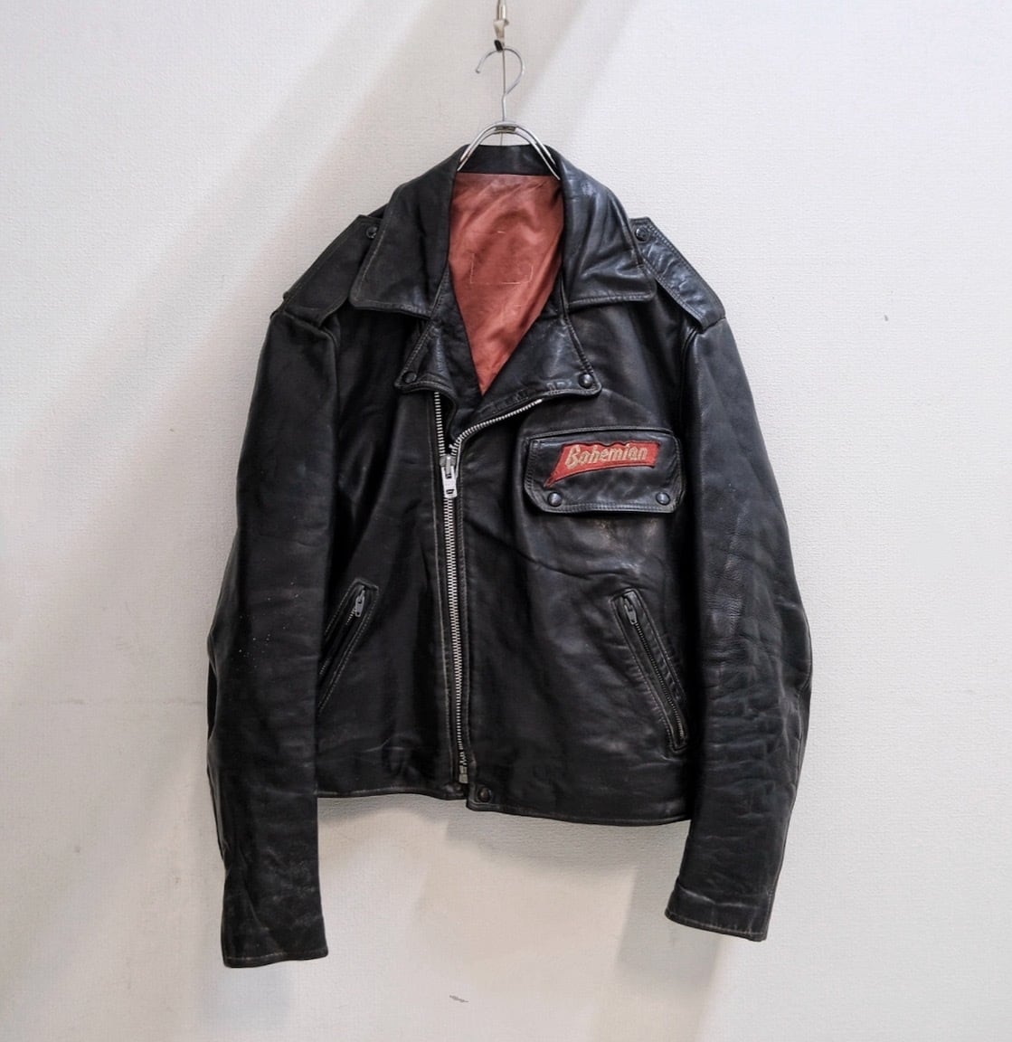 美品30万◇RICK OWENS リックオウエンス STOOGES BIKER ラムレザー