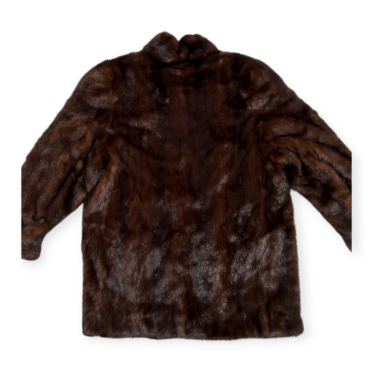 Mink Fur ミンク系 本毛皮 リアルファー コート ジャケット サイズ 13 /ブラウン系/レディース/毛皮/ファー