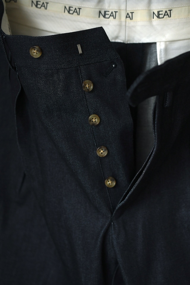 NEAT / 11.5oz Natural Slub Denim Wide (INDIGO)
