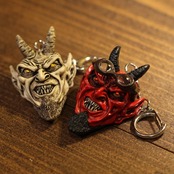 【特注】SATANISM "KeyHolder" /Starvation Brown