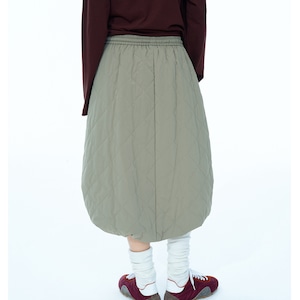 Quilted Balloon Skirt T3900