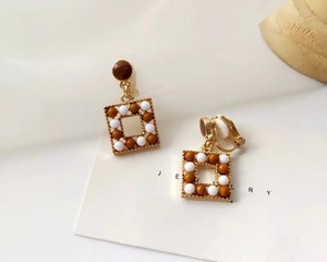 アプリコットピアス/イヤリング