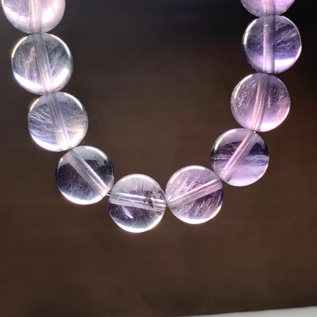 レアカラー♪美しい色合いフローライト ブレスレット