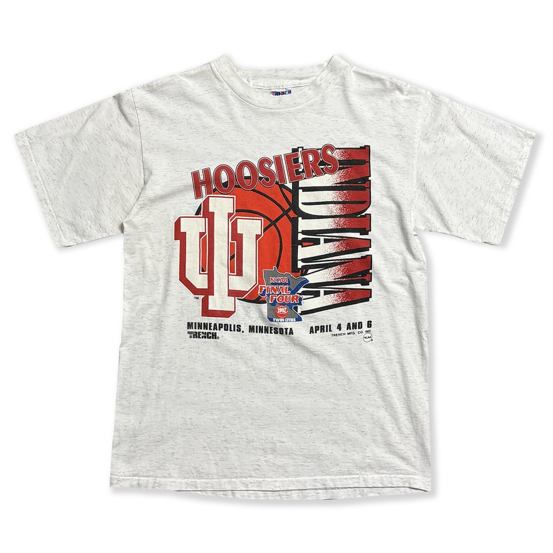 1992 NCAA FINAL FOUR -Indiana University- Printed T-Shirt. TRENCH